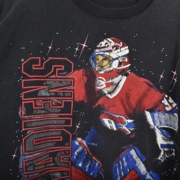 Vintage Montreal Canadians NHL Hockey T-Shirt 1994 All Over Print Size XL - Picture 4 of 12